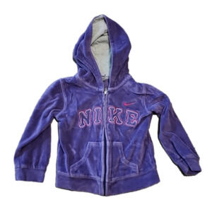 Nike Purple Zip-Up Hoodie